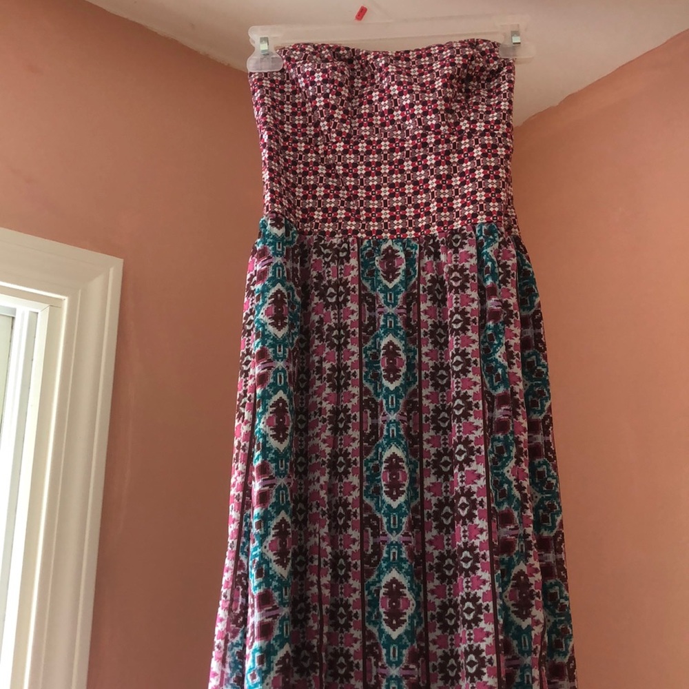 Xhilaration strapless maxi dress